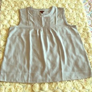 Ann Taylor - Scallop Trim Blouse